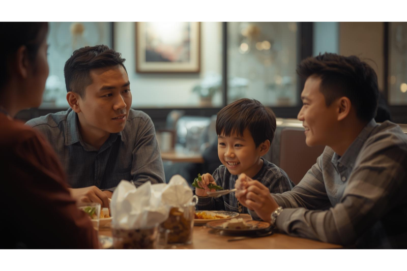 子連れで安心して行ける、ドゥマゲッティのカフェ＆レストランエリア