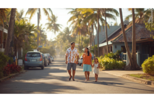 親子留学について考える家族のイメージ画像