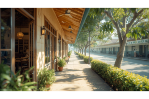 南国の日常の一瞬を切り取った落ち着いた生活イメージ画像