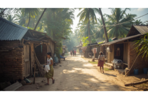 南国の穏やかな日常が続いている様子を表したイメージ画像