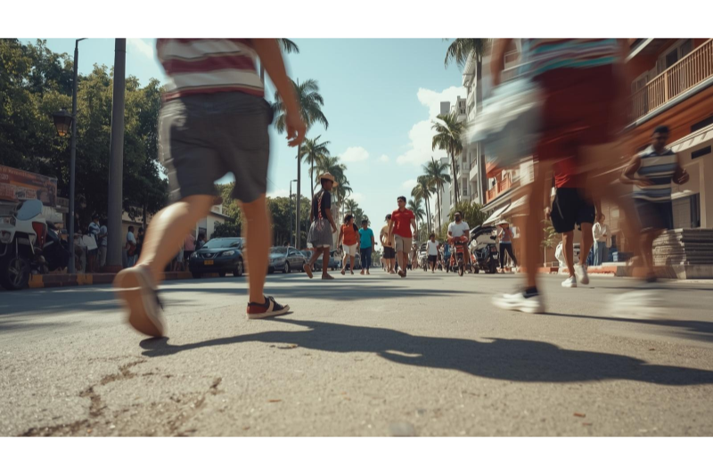 歩く速さが、自然に決まる街