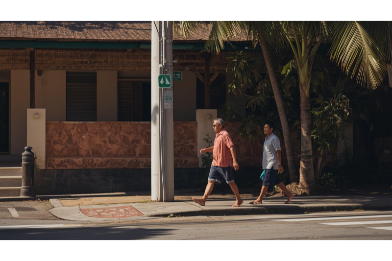 声をかける距離が、決まっている街