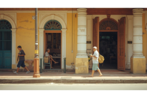 南国の街で気を張らず自然体で過ごす日常のイメージ画像