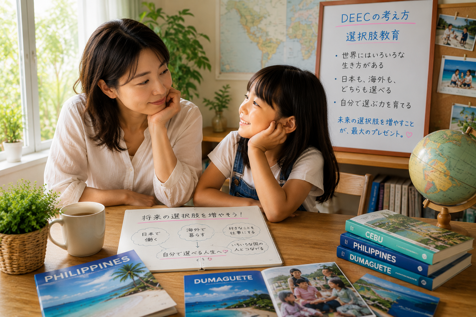 子どもの未来を決めるのではなく、「選べる人生」を残してあげたい。それがDEECの考え方です