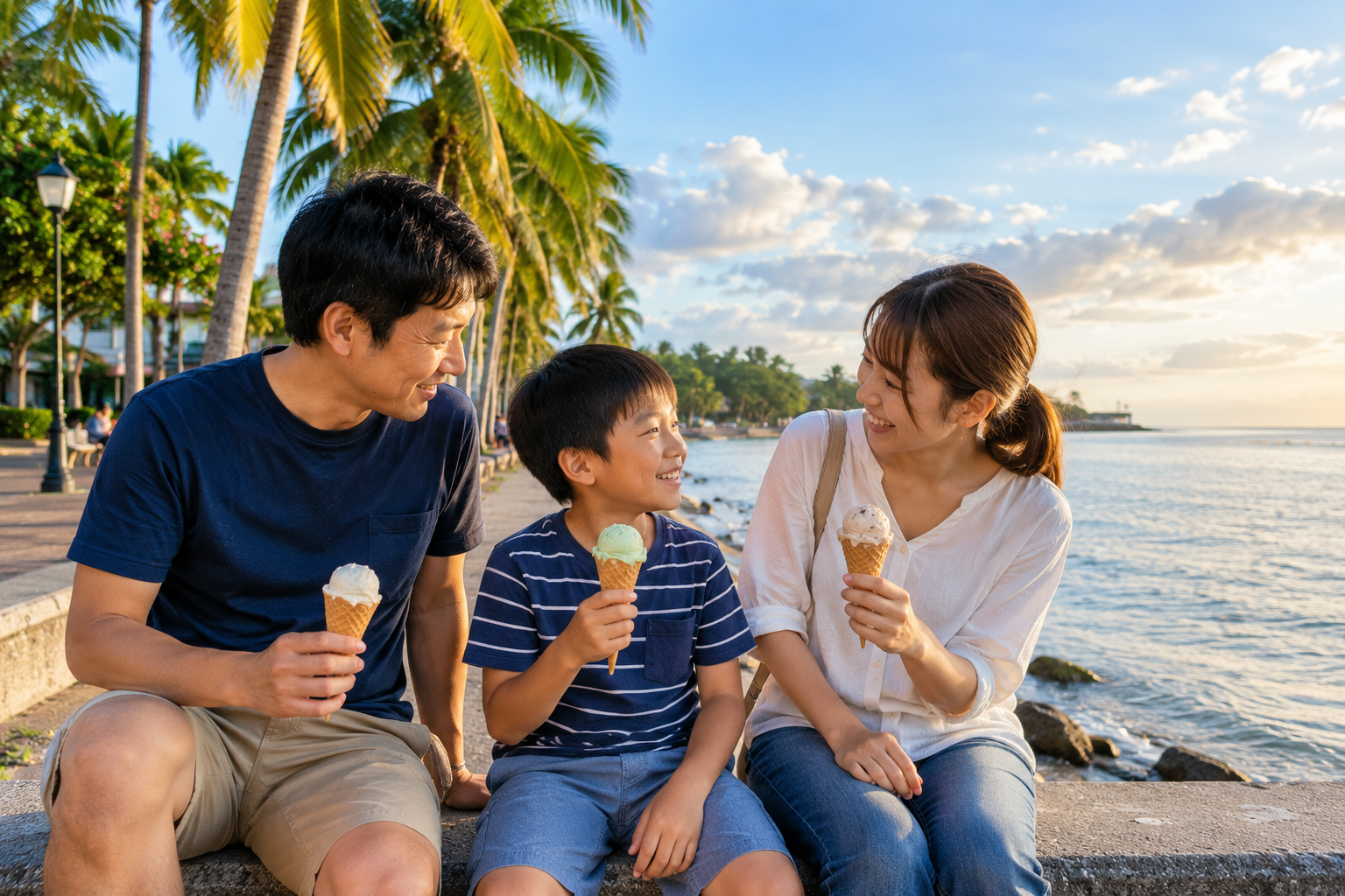 ドゥマゲッティで親子留学をすると、子どもは休日をどう過ごしているのでしょうか？